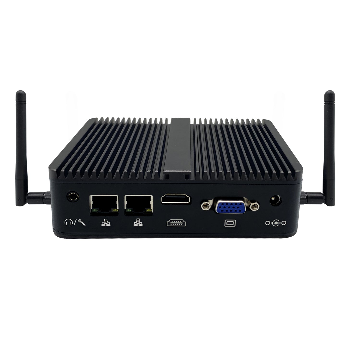 Firewall Mini PC Windows 11 Pro, Fanless Mini Computer Micro PC, Celeron J4125 Quad Core DDR4 8GB RAM 256GB SSD Small Desktop Computers, Dual Nic Mini-PC Industry PC, 4K, BT4.0, WiFi,HD VGA, 4USB