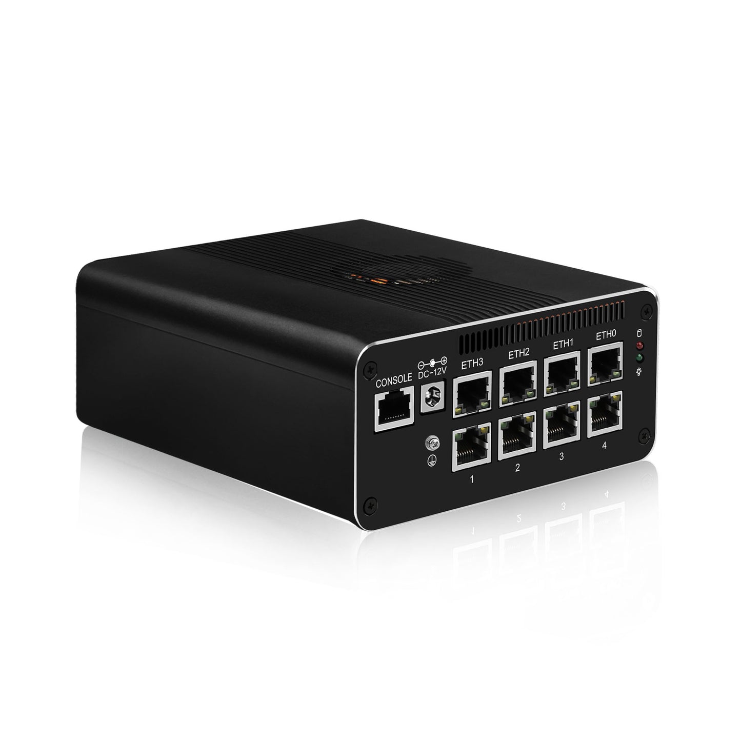 CWWK Mini PC Firewall Micro Appliance,8 x i226V 2.5GbE LAN, DDR5 32GB RAM 2TB NVMe SSD, Support OPNsense, USB3.2, Type-C, TF Slot, 4 Display, Console