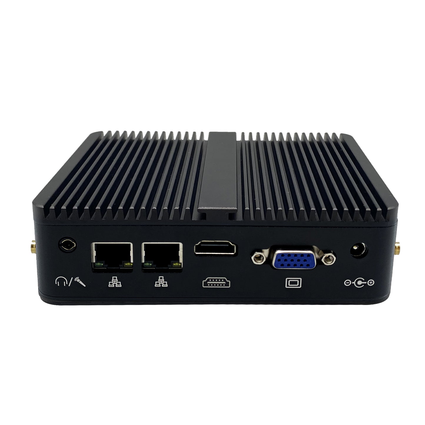 Firewall Mini PC Windows 11 Pro, Fanless Mini Computer Micro PC, Celeron J4125 Quad Core DDR4 8GB RAM 256GB SSD Small Desktop Computers, Dual Nic Mini-PC Industry PC, 4K, BT4.0, WiFi,HD VGA, 4USB